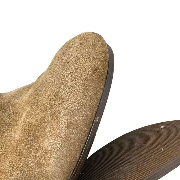 Coach Seneca Brown Suede Stiletto Round Toe Snakeskin Heels 7 - Picture 7 of 13